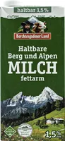 Berchtesgadener Land Haltbare Berg und Alpen Milch 1,5% Fett 1L 1er Pack DE-BY77717EG