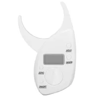 Fettmessschieber, Körperfett-Tester, elektronischer Messschieber und Maßband zur genauen Messung von BMI, Hautfalten und Fitness