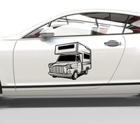 Autoaufkleber Ford Transit Wohnmobil Camper Größe - M - ca. 60cm x 54cm