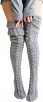 Warme Damen Overknee Socken dick kuschelig lang bis zum Oberschenkel
