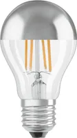 Osram LED Leuchtmittel Birnenform Kopfspiegellampe Mirror 7W fast 60W E27 silber warmweiß 2700K