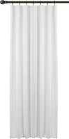 WOLTU Vorhang Gardinen (1 Stück) Blickdicht mit Kräuselband für Schiene, 130g/m² leichter & weicher Verdunklungsvorhang Weiß 135x225 cm