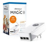 Devolo Magic 2 LAN triple Single Powerline 2400 Mbit/s, 3x Gigabit LAN-Anschluss
