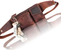 Bauchtasche Gürteltasche Hüfttasche Umhängetasche Crossbag Leder Sport Tasche