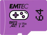 EMTEC ECMSDM64GXCU3G - 64 GB - MicroSDXC - UHS-I - 100 MB/s - Class 3 (U3) - V30