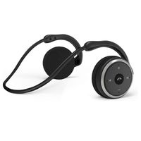 Wireless Kopfhörer On Ear mit Clear Voice Capture Technologie und Echo Cancellation Mikrofon für Gym, Sport, Running, Work(Black)