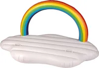 Happy People RAINBOW Badeinsel, 160x100x85 cm, aufblasbar, 77429