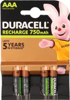 Duracell Akku Recharge AAA HR03 750mAh 4St.