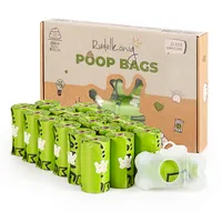 RUDELKÖNIG Hundekotbeutel – 270 reißfeste & auslaufsichere Kotbeutel aus Recyclingmaterial