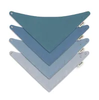 Artee 100% Musselin Baumwolle Halstücher-Set Lake, 4 Stück für Baby und Kleinkinder in Größe S