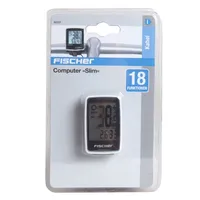 FISCHER Fahrradcomputer Slim, 18 Funktionen, 50337