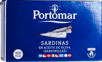 Sardinen in Oliven Öl mit Haut und mit Gräten 16 bis 20 Fische, 125 g