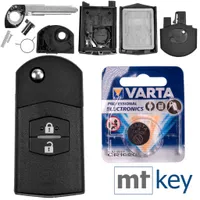 Mazda Klappschlüssel Gehäuse mit 2 Tasten - Mr Key