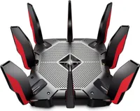 TP-LINK AX11000 - Wi-Fi 6 (802.11ax) - trojpásmový (2,4 GHz / 5 GHz / 5 GHz) - zabudovaný ethernetový port - čierny - stolný router