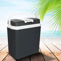 Yakimz 24-litrová chladnička CHLADÍ A OHREJE Elektrická chladnička do auta Thermobox 12V 230V Mini chladnička do auta a na kempovanie EEK A++ sivá