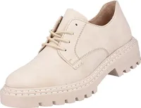 Rieker Damen Schnürschuhe Beige