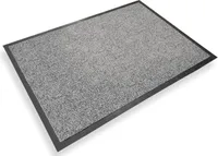 Schmutzfangmatte | Monochrom | Farbe: Silbergrau | Größe: 120 x 180 cm