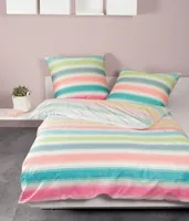 Janine Mako-Satin Bettwäsche J.D. 87047-09 155x220 cm + 80x80 cm