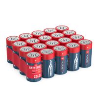 ANSMANN Batterien Mono D LR20 20 Stück 1,5V - Alkaline Batterie auslaufsicher
