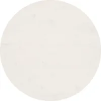 Eleganten-Stil Tischplatte Weiß Ø80x2,5 cm Massivholz Kiefer DE48995