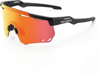ROCKBROS Fahrradbrille Polarisierte Brille Sonnenbrille Radbrille Schwarz