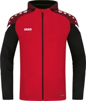 JAKO Kapuzenjacke Performance 128 Rot/Schwarz