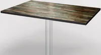 COMPACT | HPL Bistro Tischplatte | 110x60cm | Vintage Bunt | Gastro HPL Tischplatte