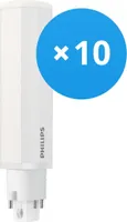 Mehrfachpackung 10x Philips Corepro PL-C LED 9W 900lm - 830 Warmweiß | Ersatz für 26W