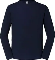 Fruit of the Loom - "Iconic" T-Shirt für Herren  Langärmlig PC5348 (S) (Marineblau)