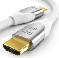 Primewire 8K Premium HDMI Kabel 2.1 mit Nylonummantelung, 7680 x 4320 @ 120 Hz mit DSC - 5m