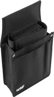 HMF 48842-11 Kellnertasche und Holster Set, Kellnerportemonnaie, 14 cm x 26 cm x 5,5 cm, Schwarz