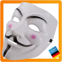 Vendetta Anonymous Maske - Weiß
