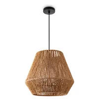Pendelleuchte Esstisch Hängelampe Esszimmer Lampe E27 Papier Boho Rattan