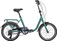 Legnano Falträder Limoges vouwfiets 20 Zoll 40 cm Unisex 6G Felgenbremse Grün