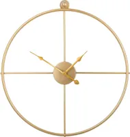 BELIANI Zegar ścienny złoty żelazny bez cyfr Ø 50 cm nowoczesny minimalistyczny design