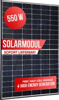 Solarmodul Photovoltaikpanel 550 W Mono Photovoltaik Fotovoltaik Stromerzeugung