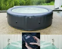 Luxus Whirlpool 204cm aufblasbar MSPA Carlton 2024 Outdoor+Indoor Pool+Hydromassagedüsen 6 Pers.