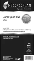 CHRONOPLAN Jahresplan 2023 Midi 96 x 172 mm
