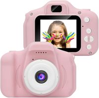 Kinderkamera, Kamera für Kinder, Digitale Kinderkameras mit 3,5-Zoll-Bildschirm 8,0 MP 1080P HD-Kamera, Wiederaufladbare Spielzeugkamera für Kinder 2-10 Jahre alt Geburtstag Weihnachten