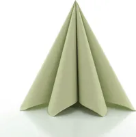 Sovie HORECA Serviette in Oliv aus Linclass® Airlaid 40 x 40 cm, 50 Stück