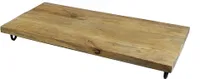 Mango Servierplatte 50x25 cm - Massiv Holz Tablett Servierbrett Serviertablett