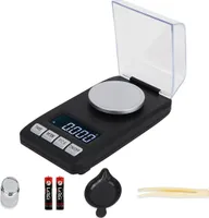 Mini Präzisions-Digitalwaage 20g/0,001g | Taschenwaage für Gold, Labor & Milligramm Messungen | LCD Display mit Beleuchtung & Abschaltautomatik