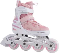 Inlineskates Blackwheels Flex Pro Rosa Rollschuhe regulierbar in 4 Größen 38-41