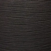 Capi Vase "Nature Rib" Elegant Deluxe 40 x 60 cm Schwarz