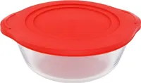 Pasabahce Borcam runde Auflaufform mit Deckel transparent