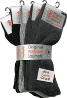 5er-Pack Socken ohne Gummi Farbmix Wowerat, Größe:35-38
