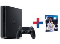 PlayStation 4 - Konsole 1 Controller (1TB, schwarz, slim) inkl. FIFA 18