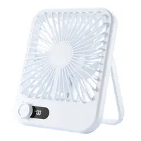 Ventilator,USB Ventilator,Ventilator leise,Mini,100-stufig verstellbarer VentilatorGeeignet für Zuhause, Büro,Schlafzimmer und Tischoberflächen,Weiß