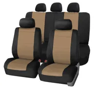 2x Auto Sitzkissen Vorne Sitzauflage Pkw Sitzbezüge Sitzmatte Sitzaufleger  BRAUN