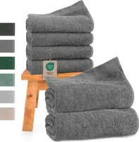 Handtuch Set: 2 Badetücher + 4 Handtücher